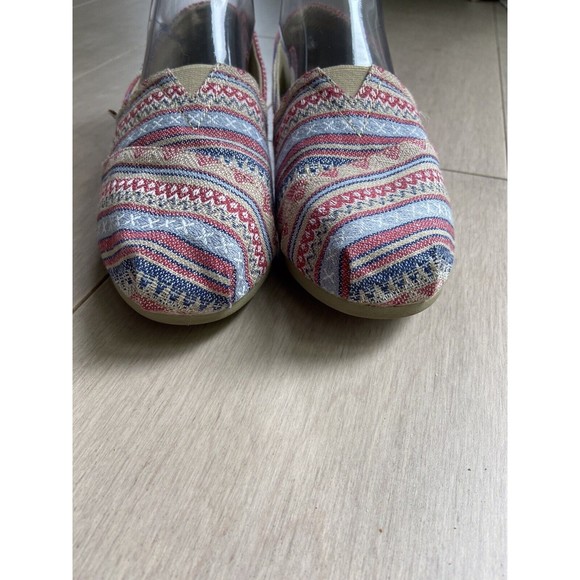 Skechers TAN Women BOBS PLUSH-LIL FOX Alpargata us 8.5 flats slip ons sneakers - Picture 3 of 9